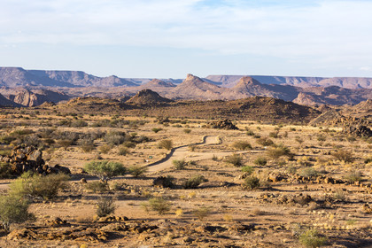 Le parc national des Chutes d'Augrabies. Cap du Nord, Afrique du Dud
