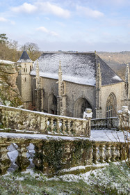 La chapelle Sainte-Barbe au Faouët (56).