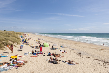 La plage de Lines à Gâvres