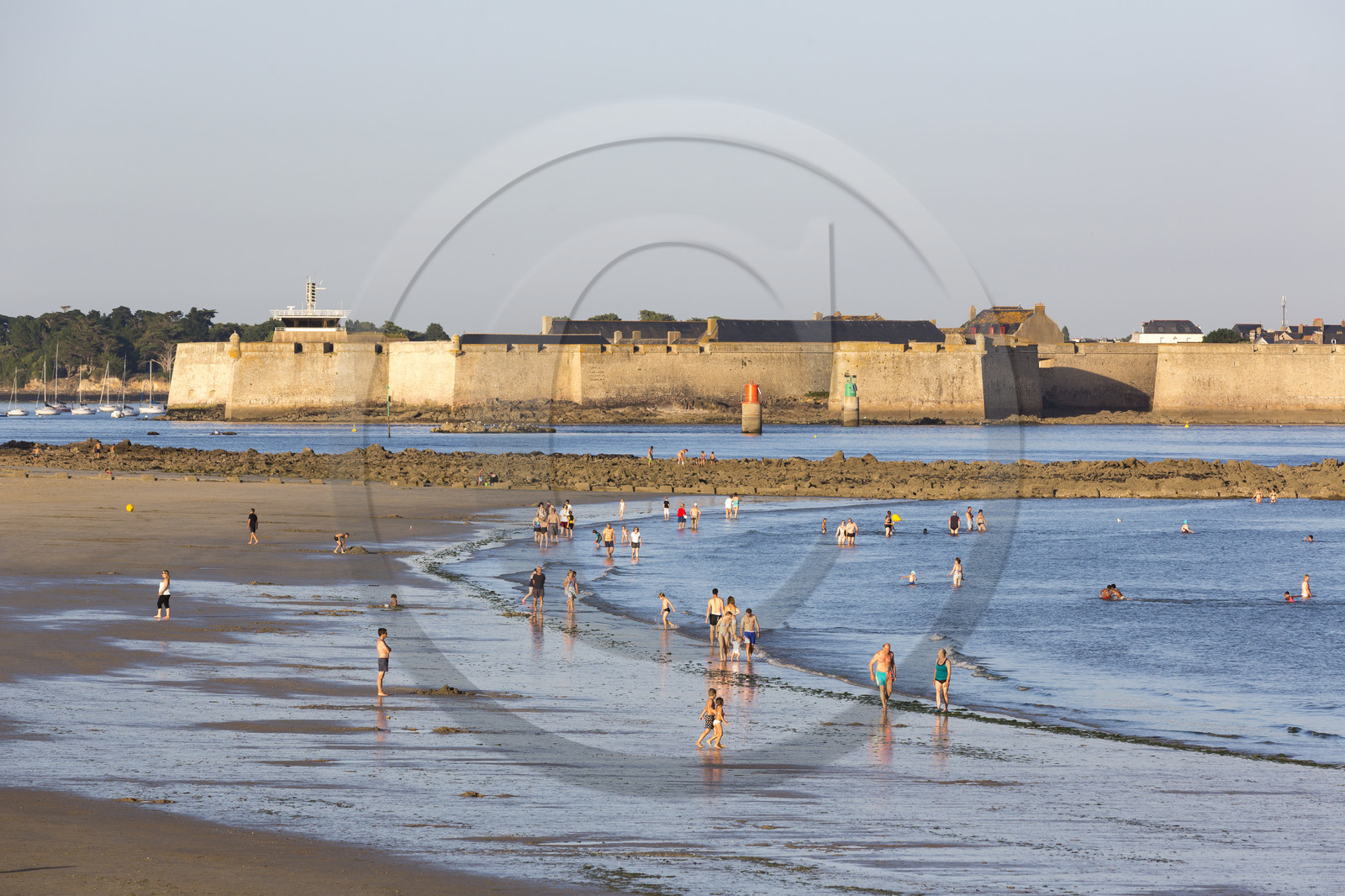 Toulhars beach in Larmor-Plage