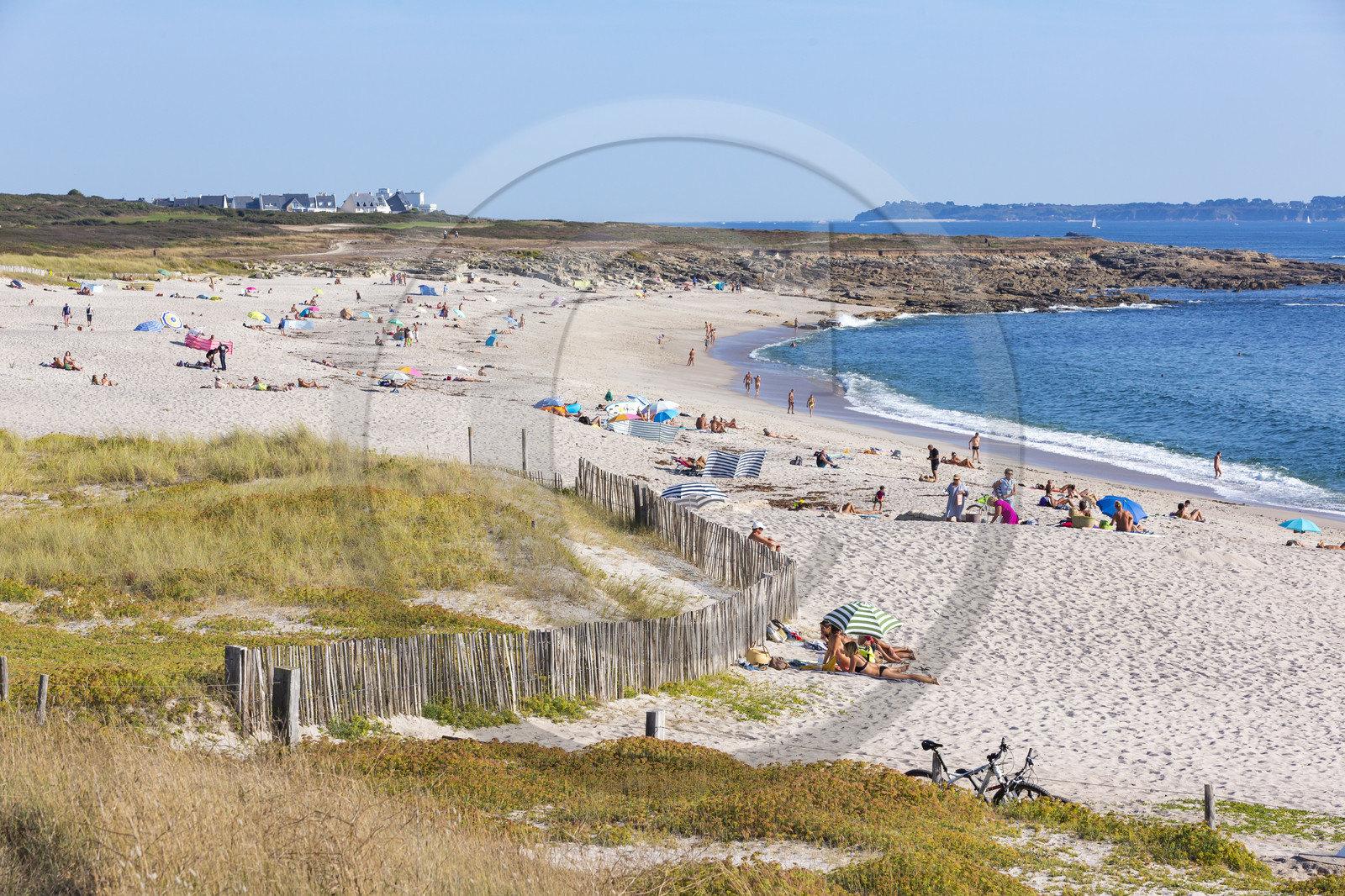 The beach of the Kaolin _ Ploemeur