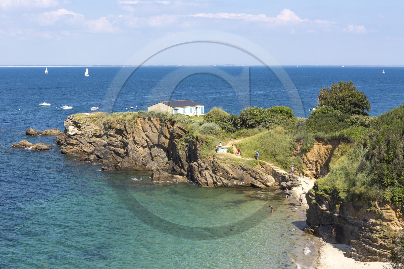 Criques de Porh Skeudoul à Groix