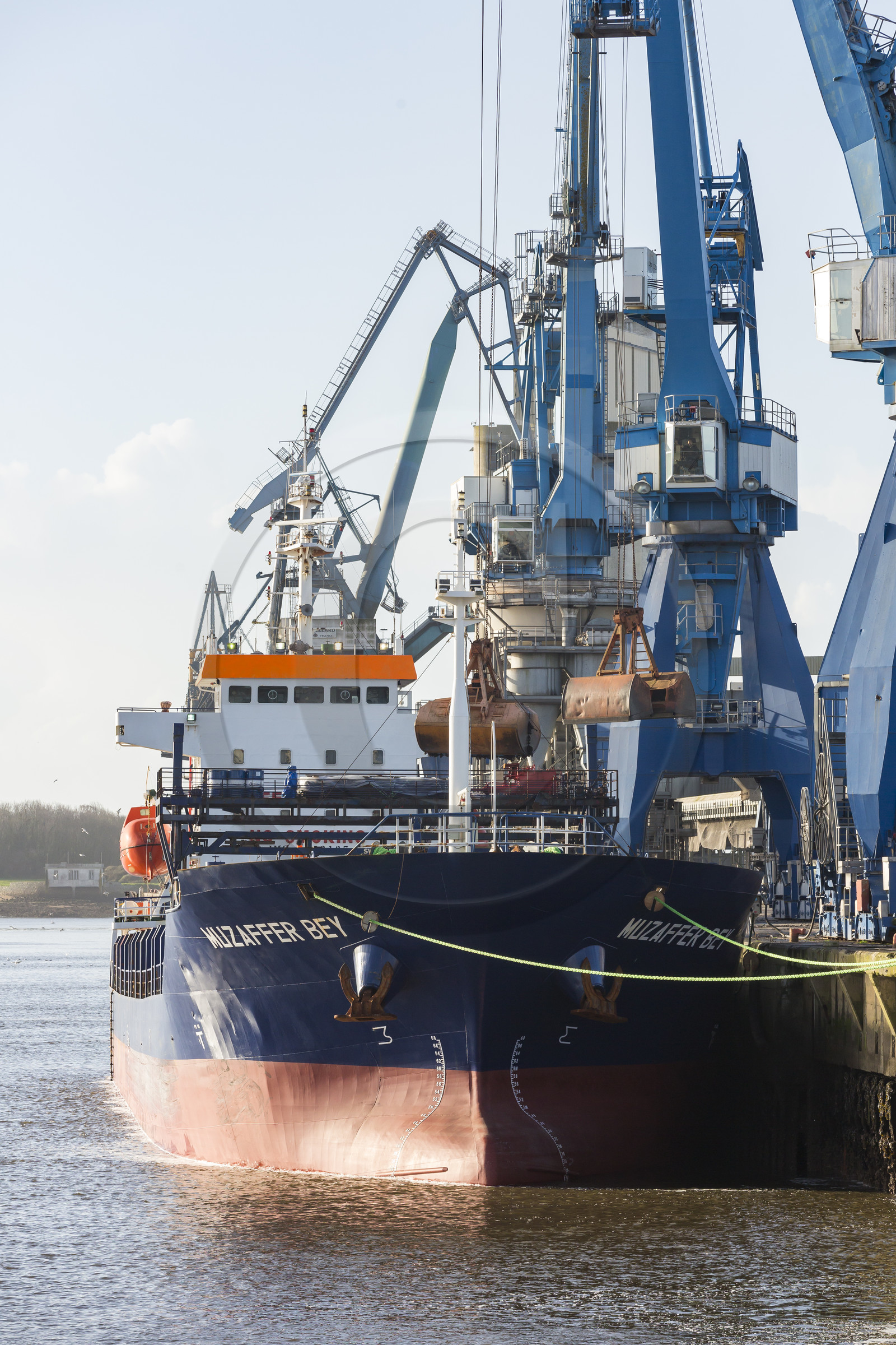 the commercial port of Lorient.