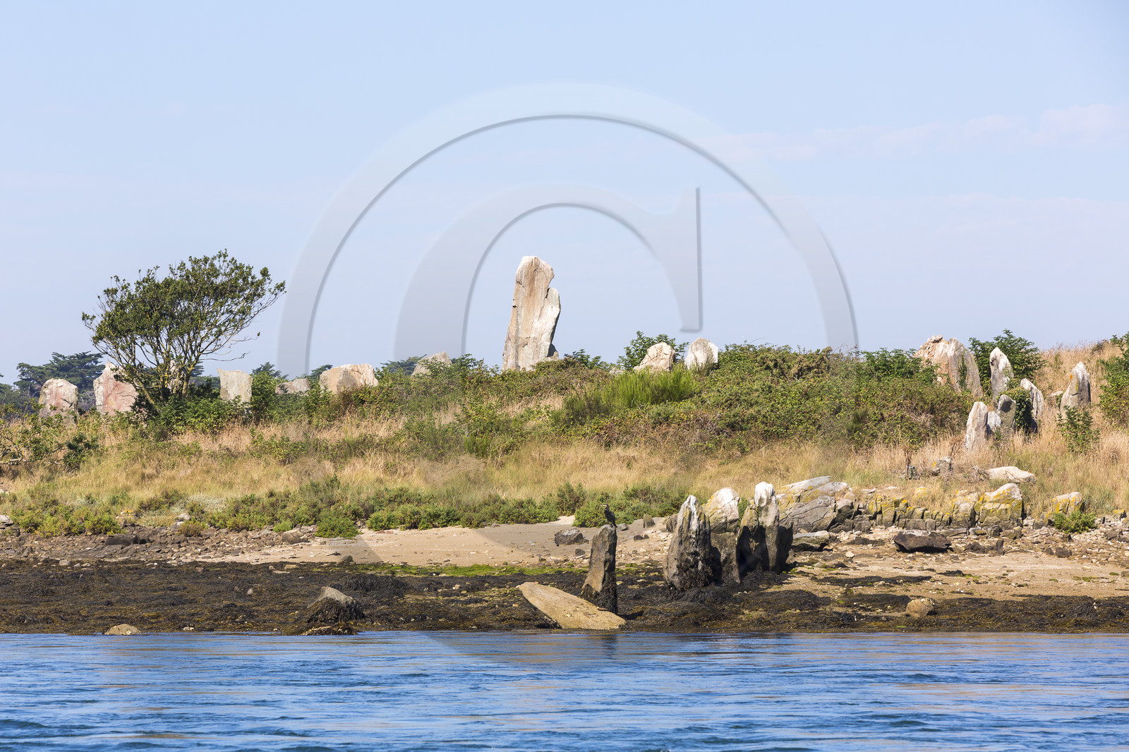 Er lannic in the Gulf of Morbihan in Arzon