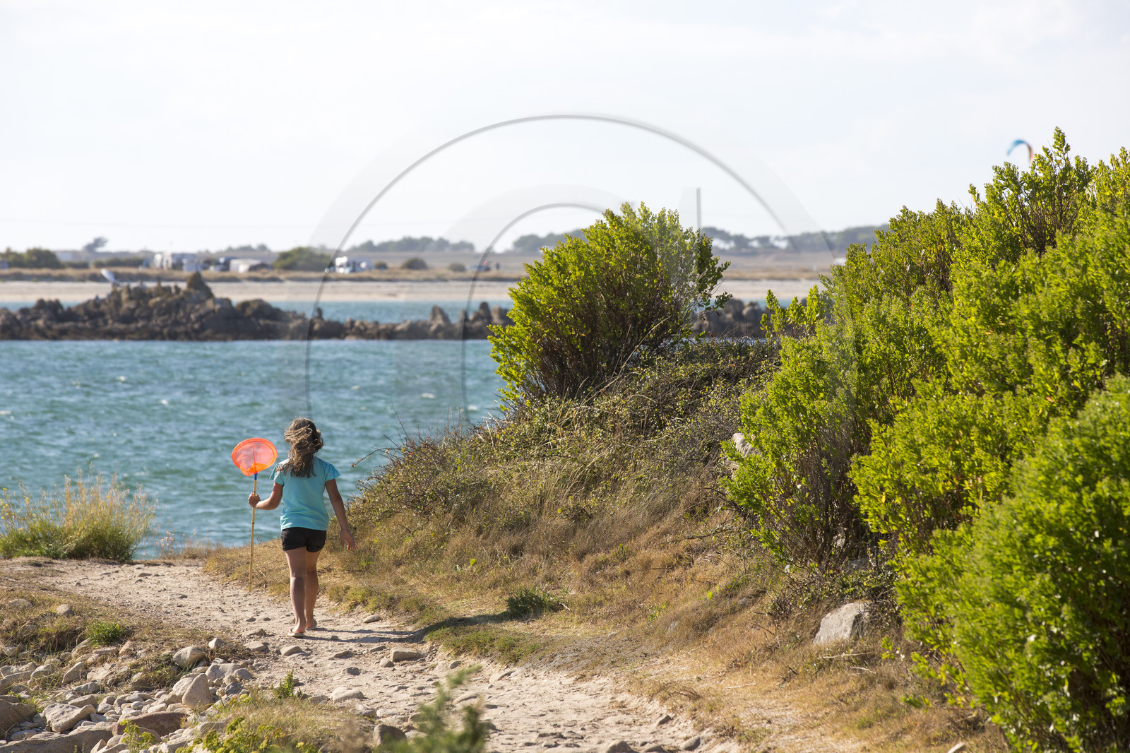 chemin littoral entre Saint Colomban et l'Anse du Pô.