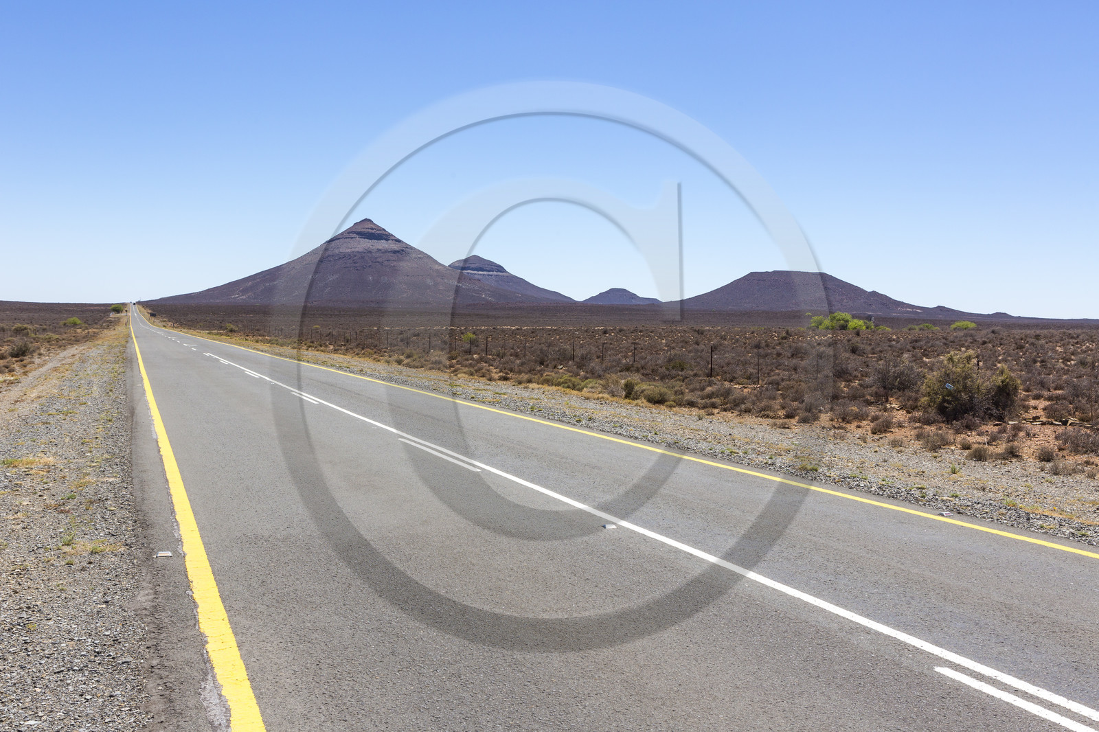 route R27 proche de Calvini _ Afrique du Sud
