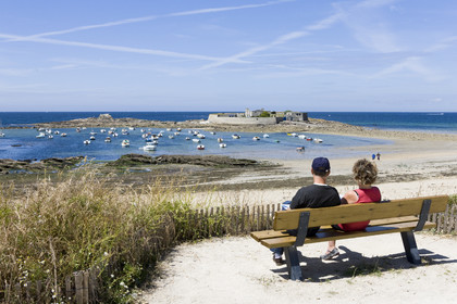 The Fort Blocked in Brittany in Ploemeur (56).