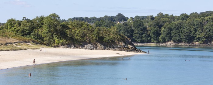 La plage de Vauvert à Saint-Jacut-de-la-mer