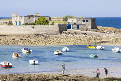 The Fort Blocked in Brittany in Ploemeur (56).