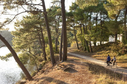 pond of the Ter in Ploemeur. Morbihan France