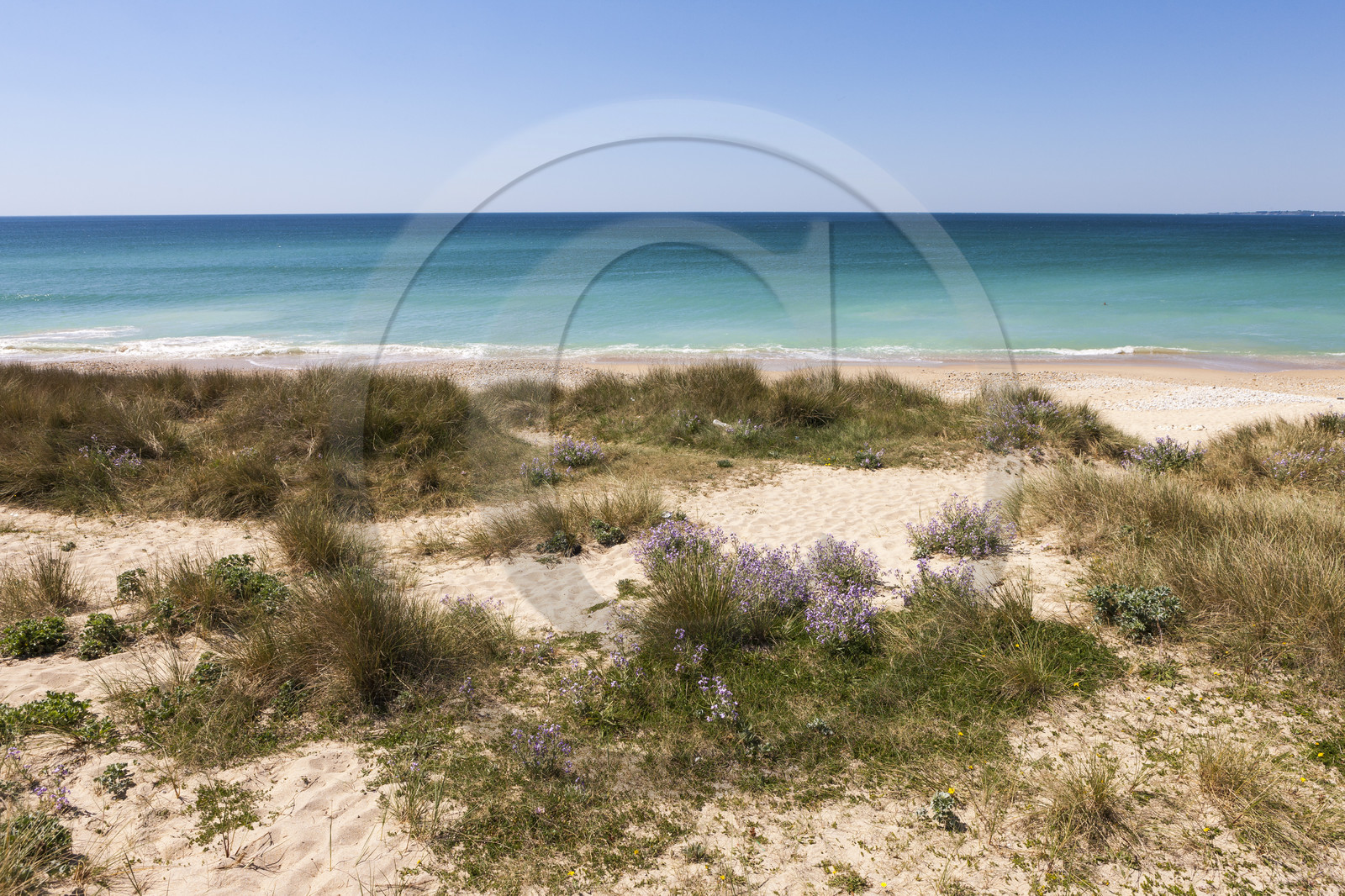 La plage de Lines à Gâvres