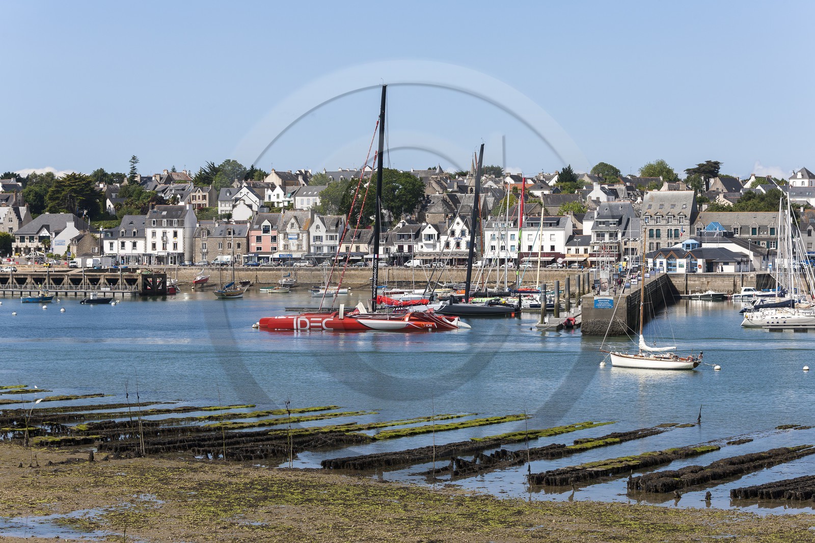 La riviere de Crach depuis Saint-Philibert.