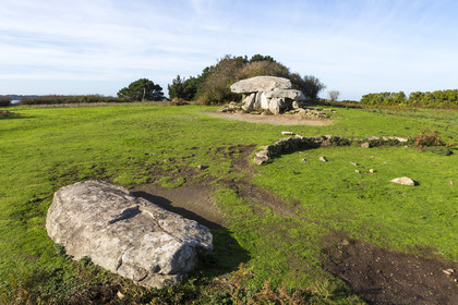 Dolmen de PenHap sur l'ile aux moines