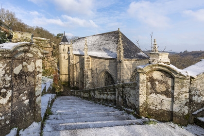 La chapelle Sainte-Barbe au Faouët (56).
