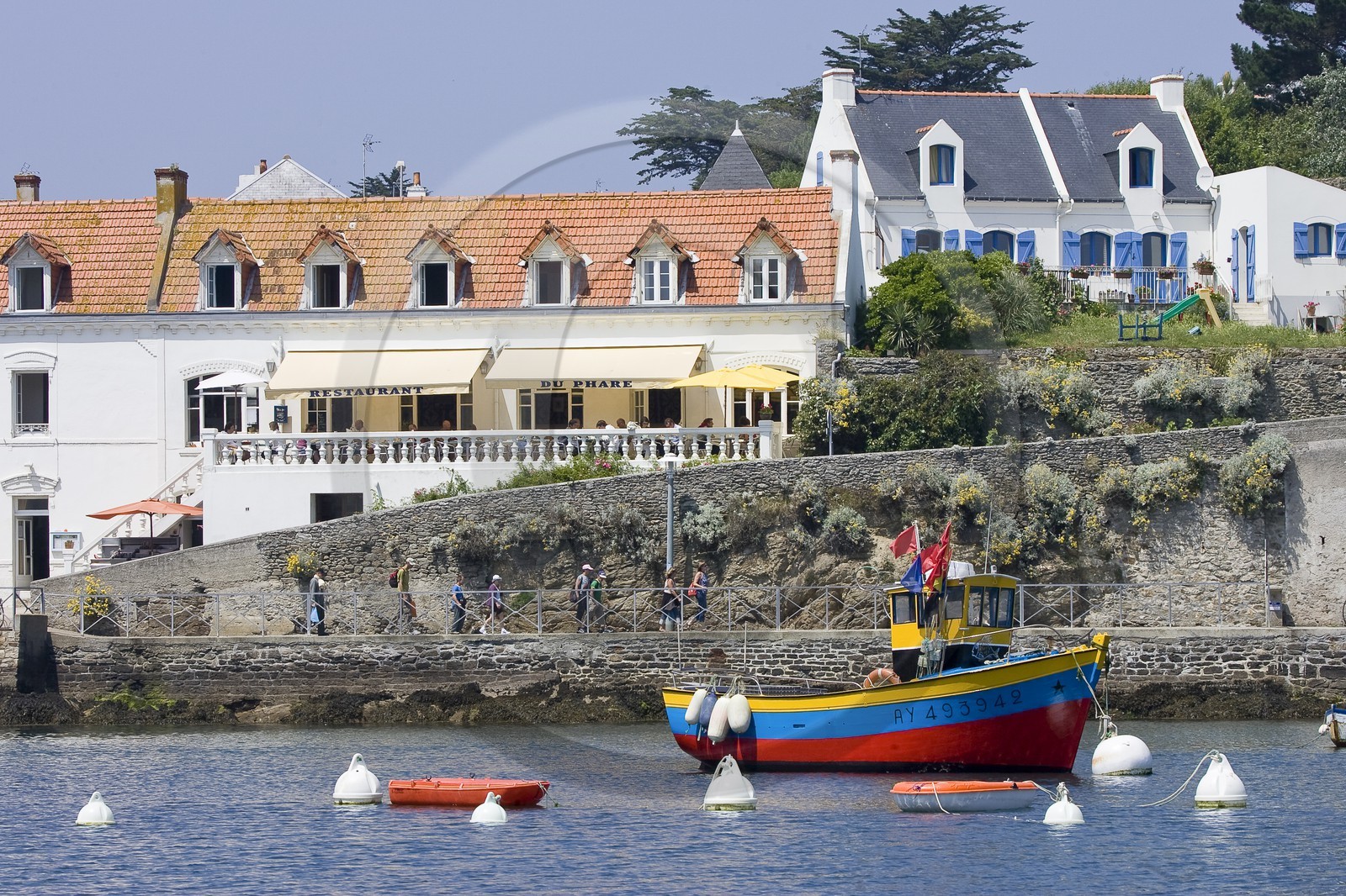 Le port de Sauzon_Belle-île en mer_Morbihan_France