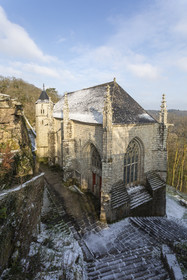 La chapelle Sainte-Barbe au Faouët (56).