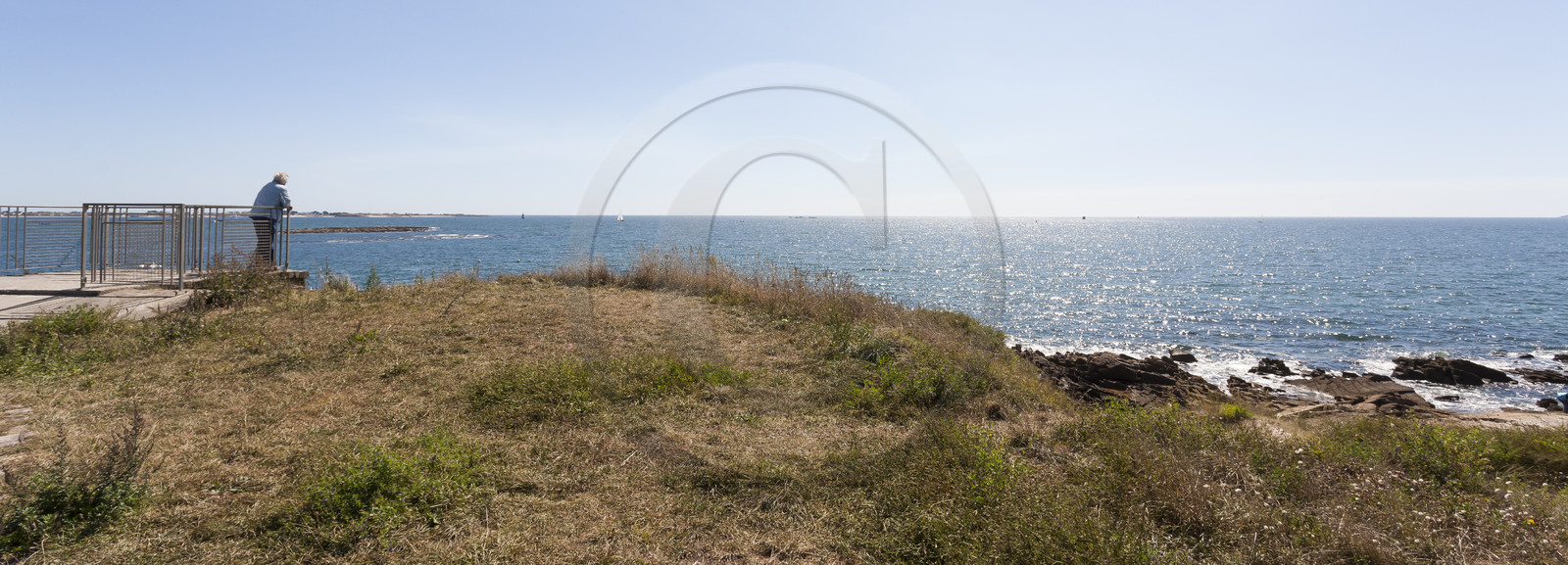Beach of kerguelen in Larmor Plage