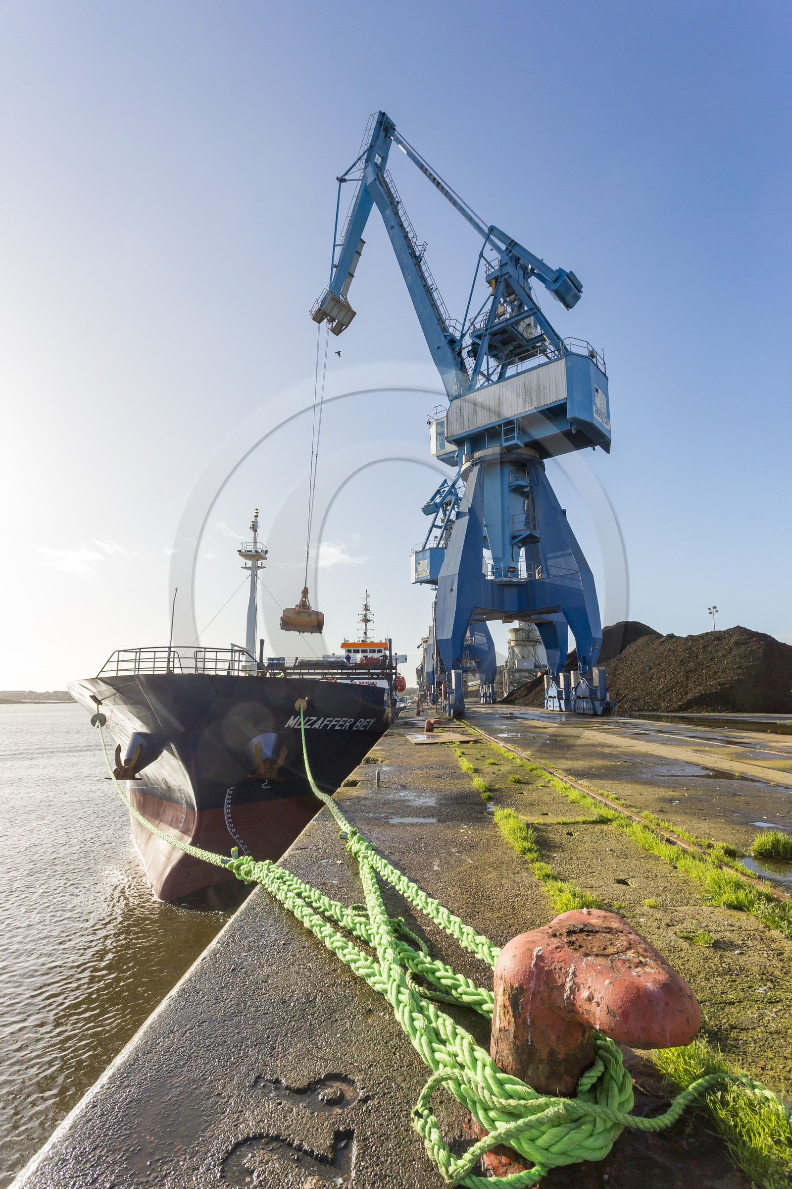 the commercial port of Lorient.