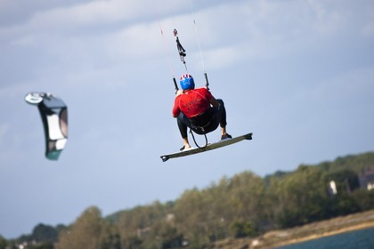 Kite-surf sur la petite mer de Gâvres
