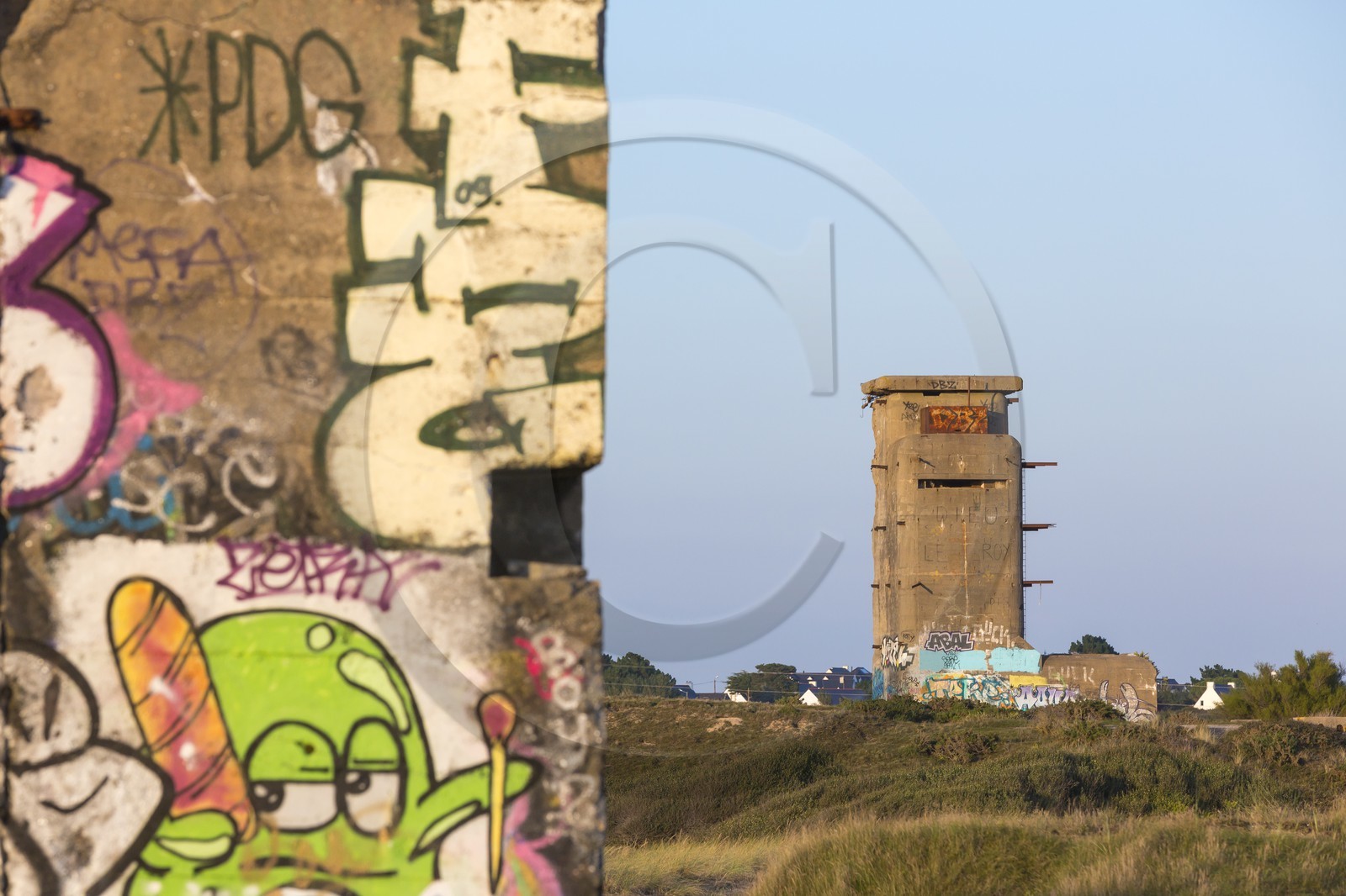 The tower of Bego in Plouharnel .