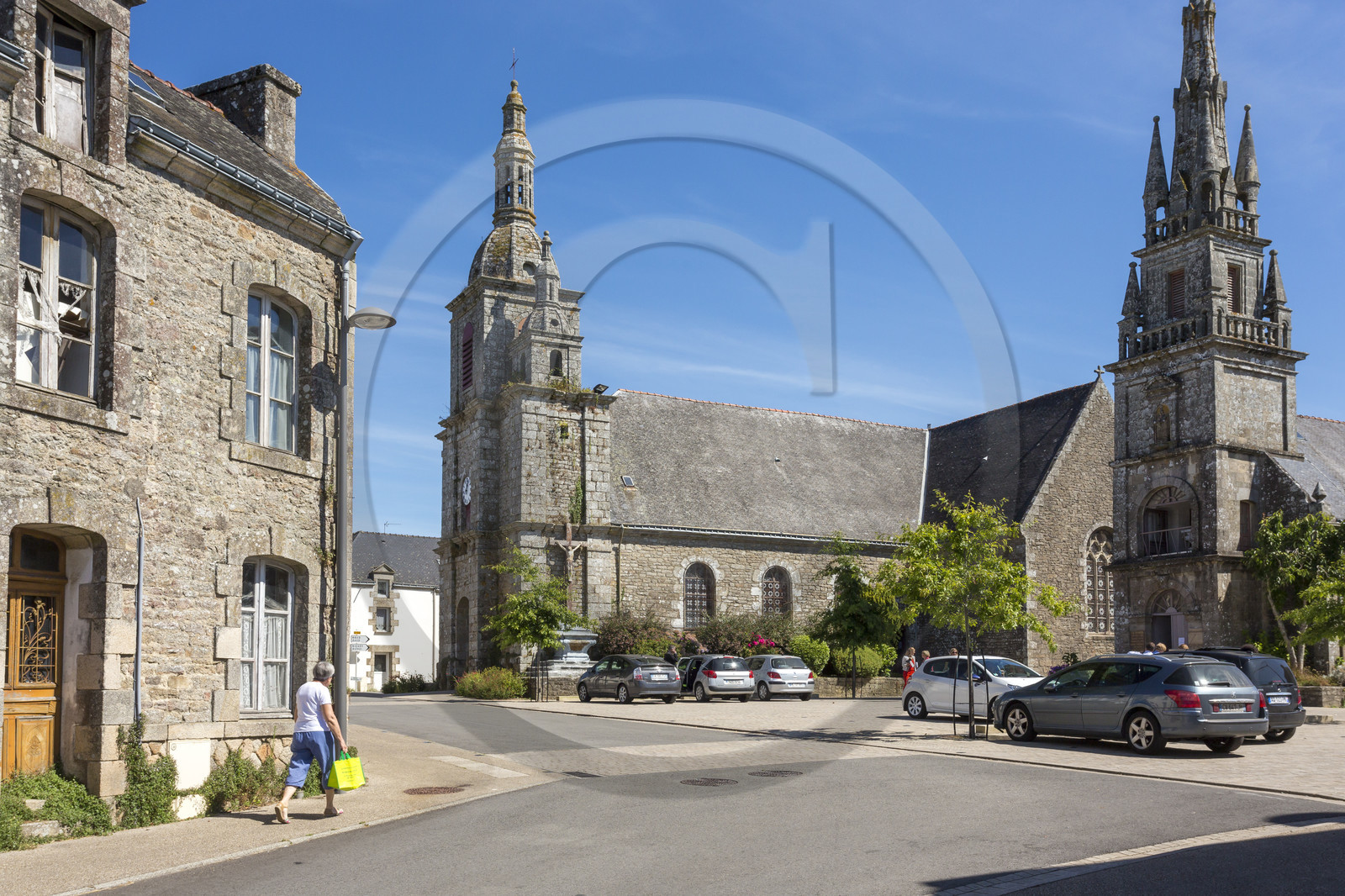 Le bourg de Quistinic