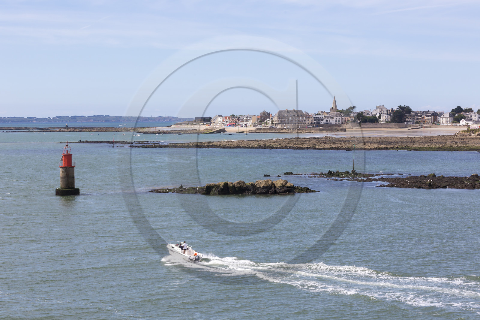 Rade de Lorient. Vue depuis Port-Louis