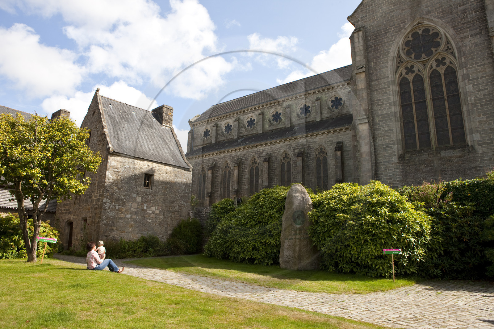 The Church of the Sacred Heart in Pont-Scorff