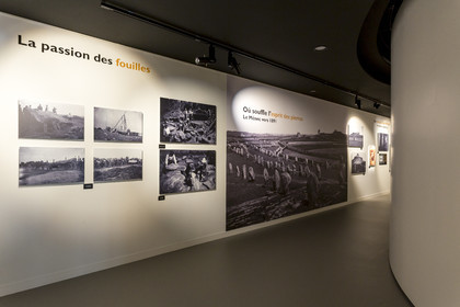 Inauguration de la maison des mégalithes à Carnac.