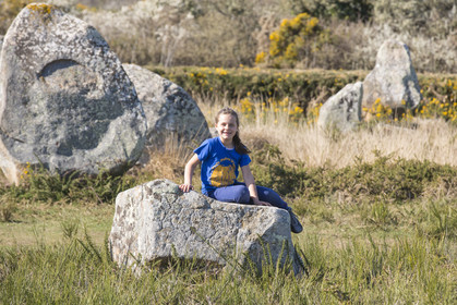 Promenade dans les alignements du Ménec à Carnac