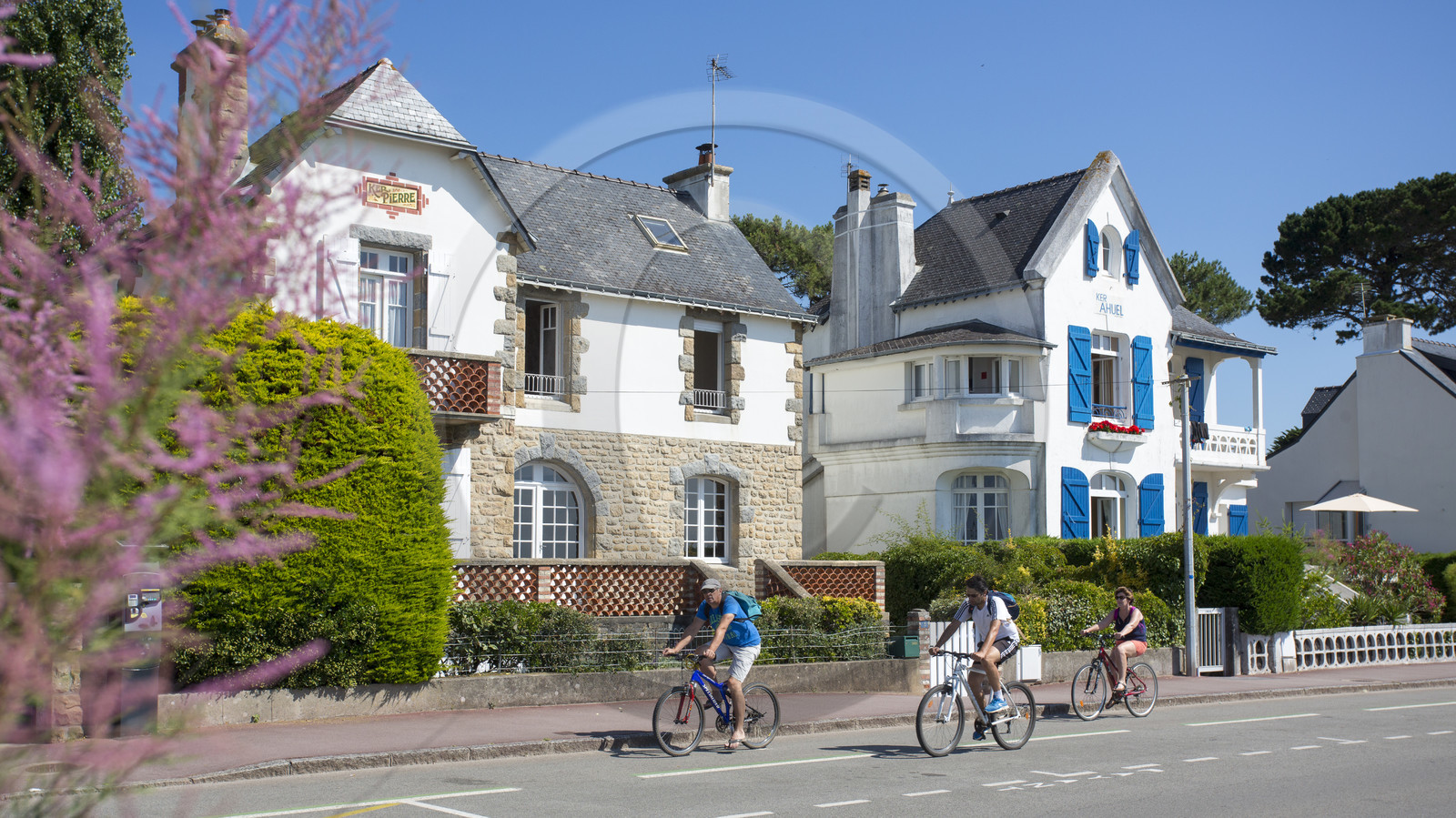Balade en vélo le long de la plage