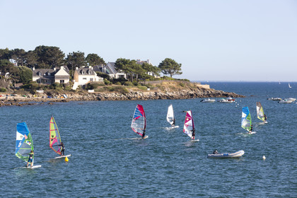 Funboard à la plage de Saint Colomban à Carnac