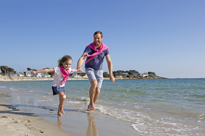 vacances à Carnac en famille _ Plage de Saint-Colomban