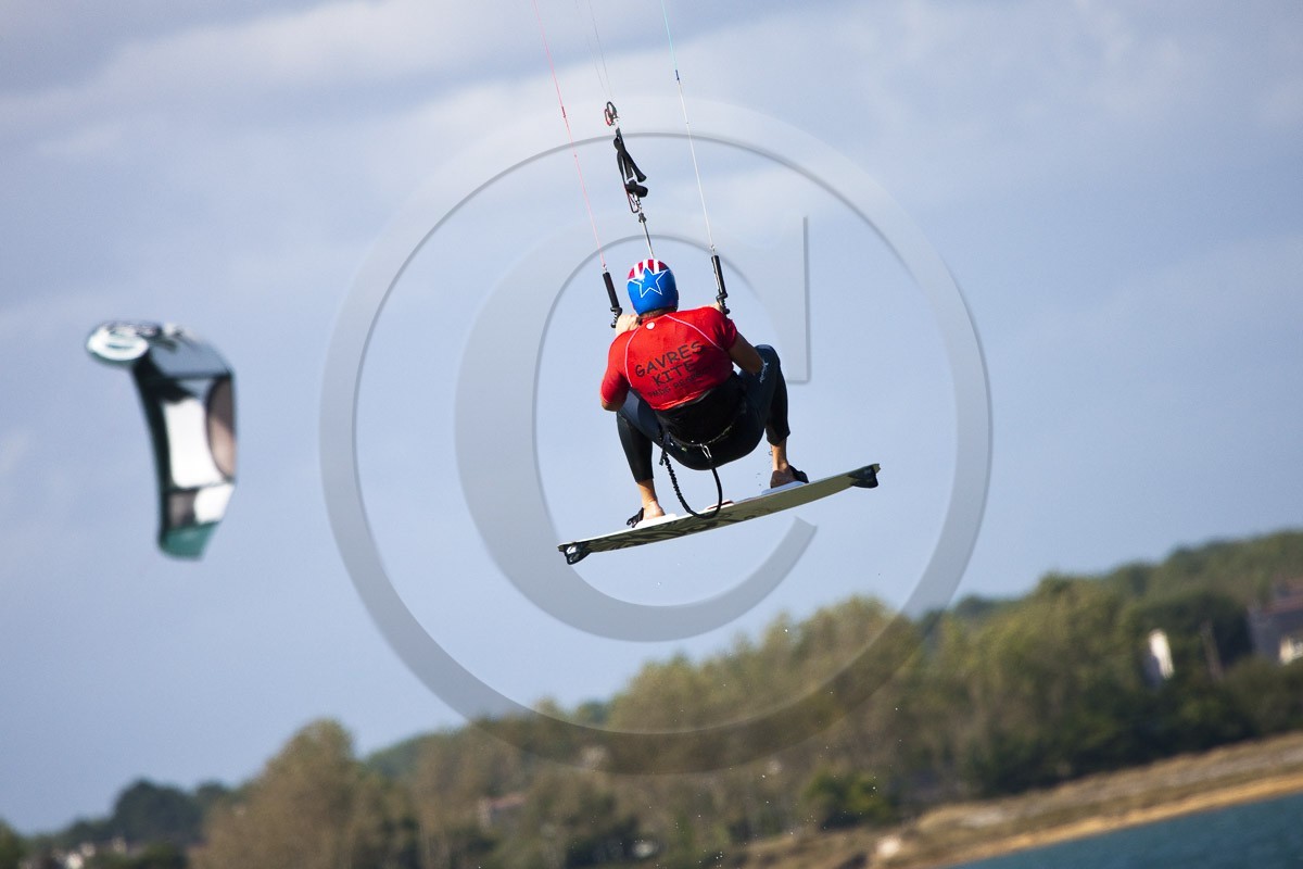 Kite-surf sur la petite mer de Gâvres