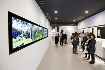 Inauguration de la maison des mégalithes à Carnac.