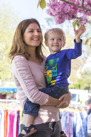 Marché de Carnac en famille