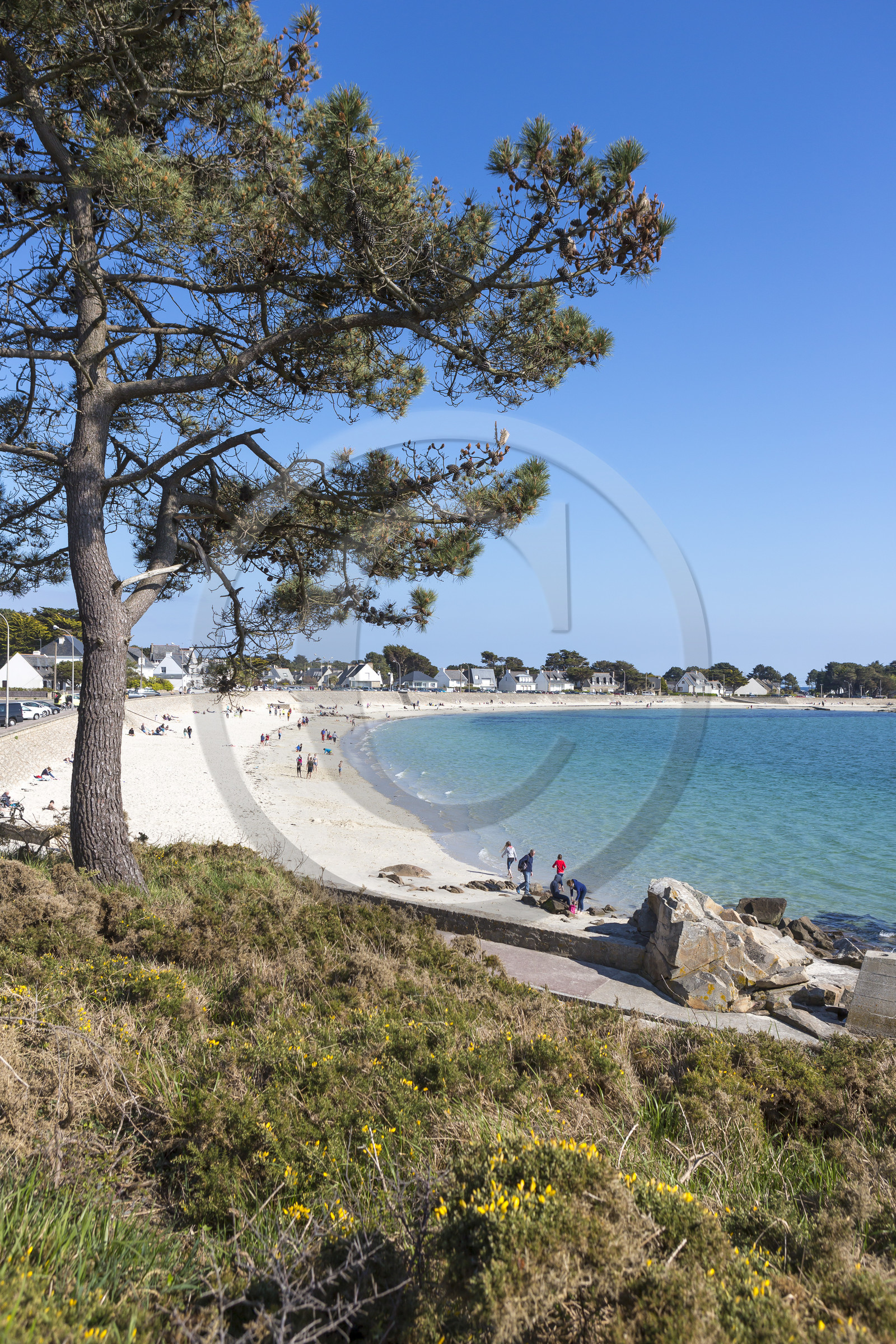 Plage de Saint-Colomban à Carnac