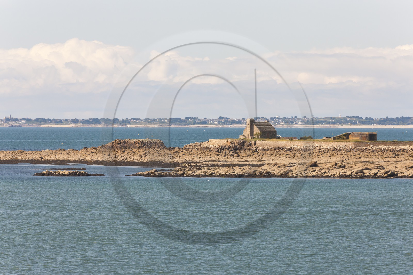 La riviere de Crach depuis Saint-Philibert.