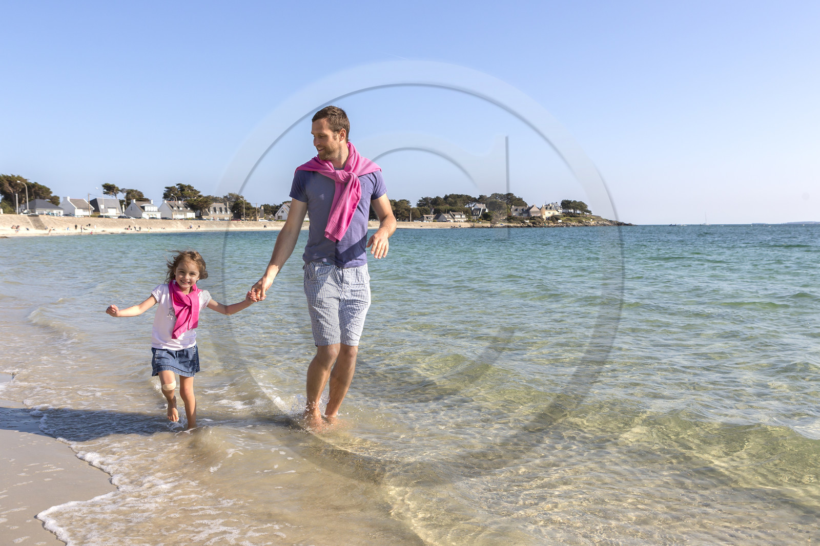 vacances à Carnac en famille _ Plage de Saint-Colomban