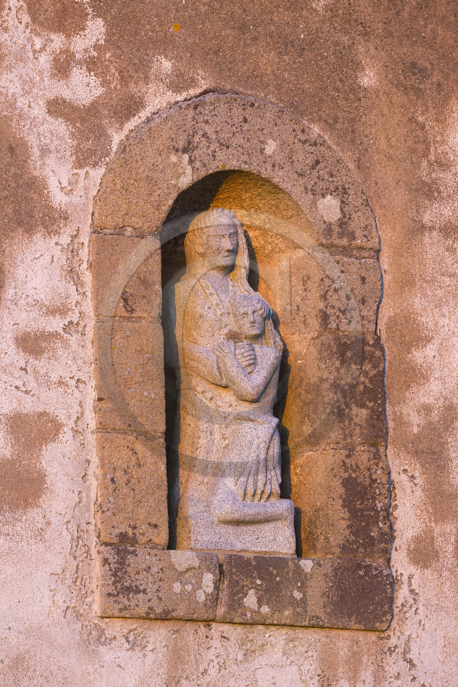 Chapelle de la Madeleine à Kerguéarec à Carnac (56).