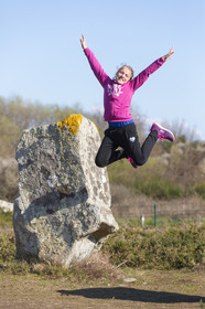 Promenade dans les alignements du Ménec à Carnac
