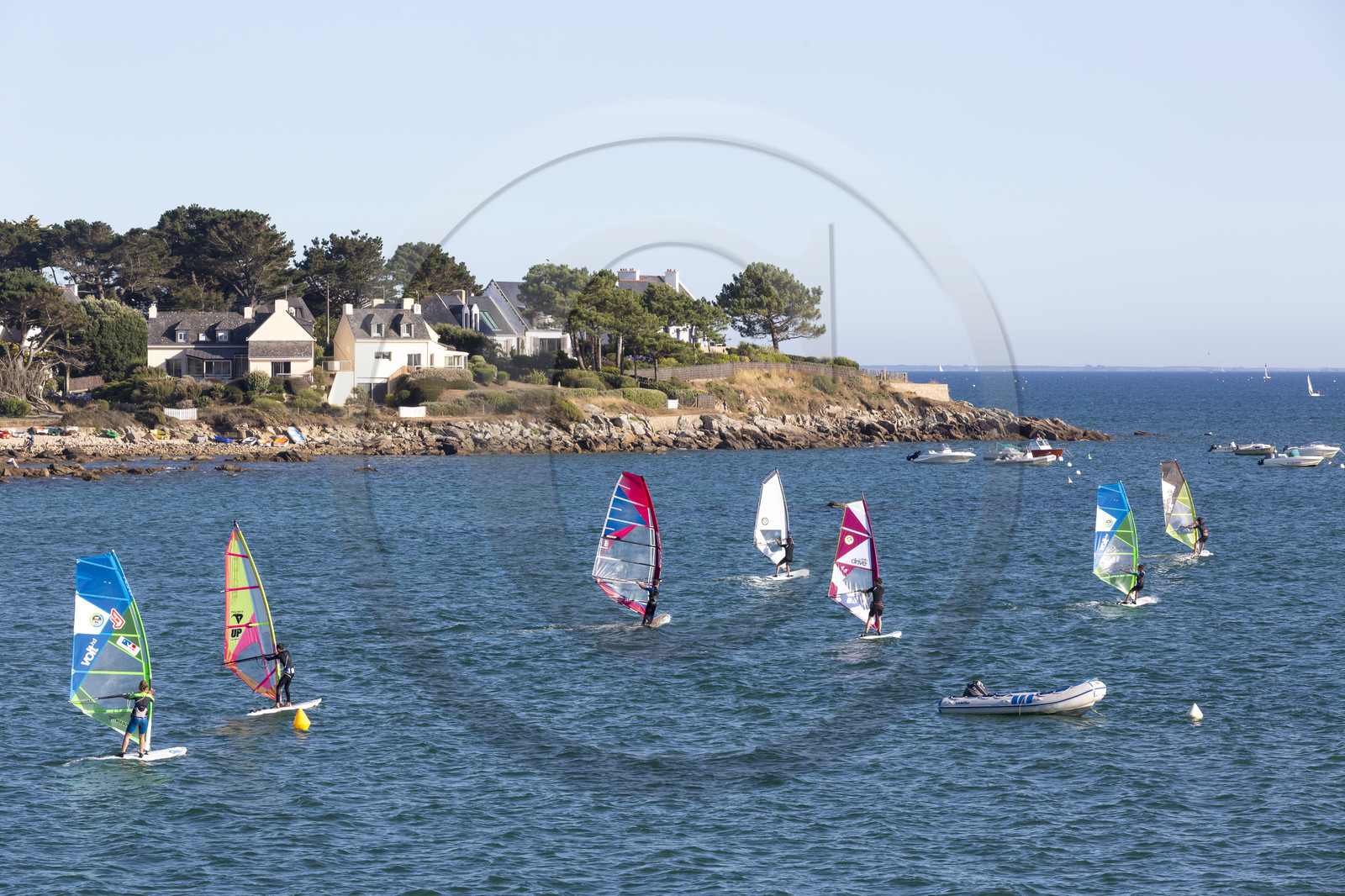 Funboard à la plage de Saint Colomban à Carnac