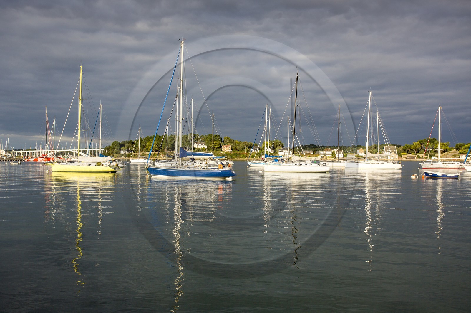 Le port de la Trinite sur Mer.